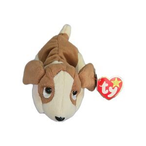 TY Beanie Babies "Tracker" DOB June 5, 1997 8" Dog Puppy Hound Stuffed Animal